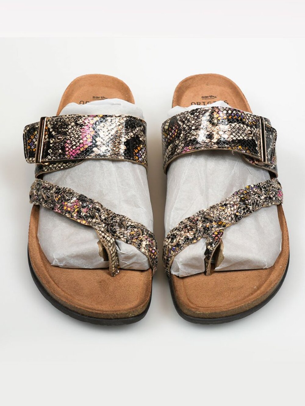 NIB Earth Origins Onida Sandals – Red Multi – Size 11W